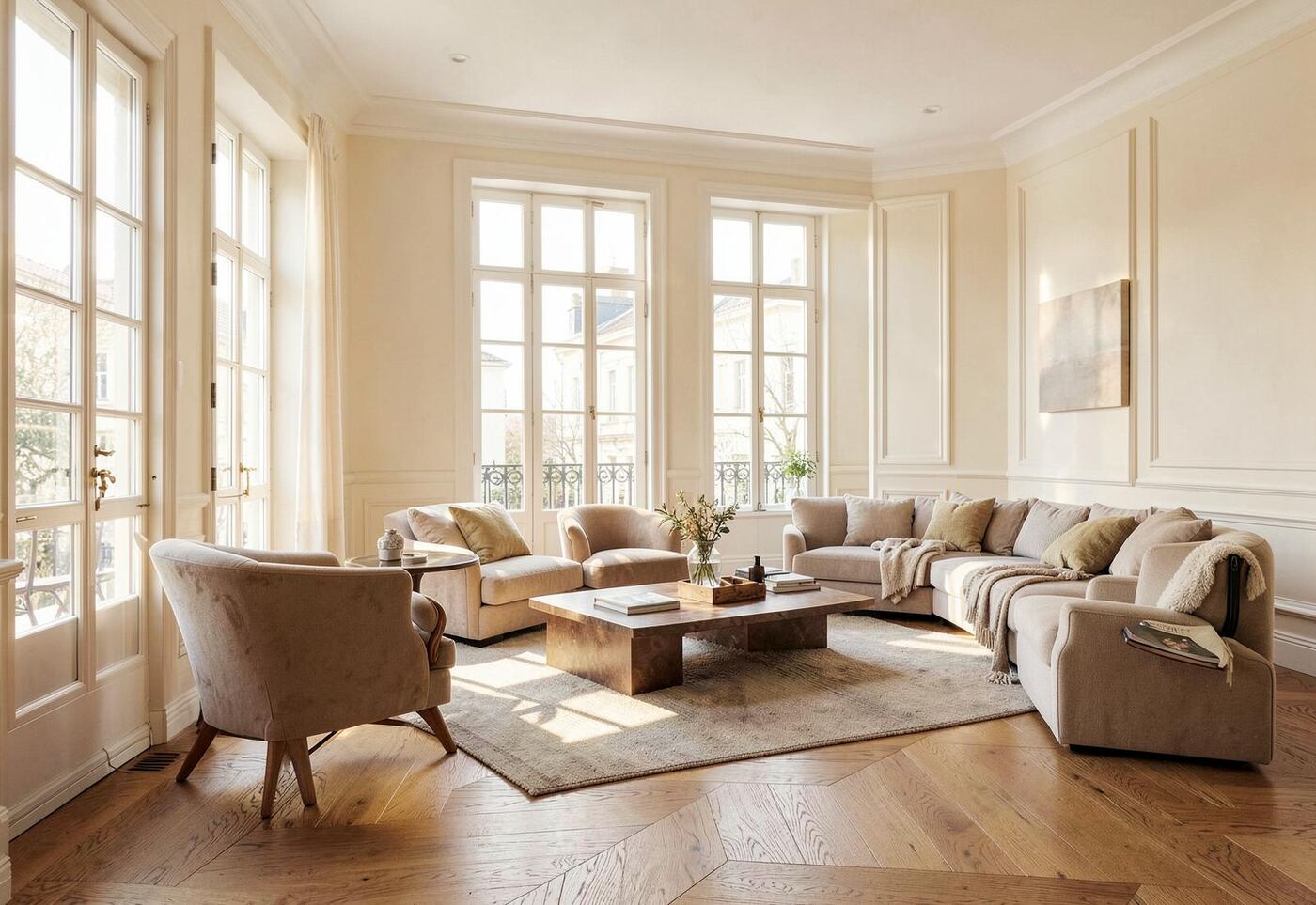 Appartement à Metz — Appartement de réception, dernier étage